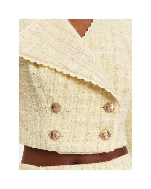 Elisabetta Franchi Natural Sakko Gi-160-52E2-V600 Regular Fit
