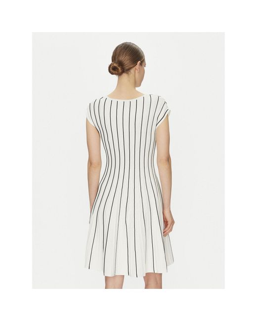 DKNY White Kleid Für Den Alltag Dd4J8E21 Regular Fit