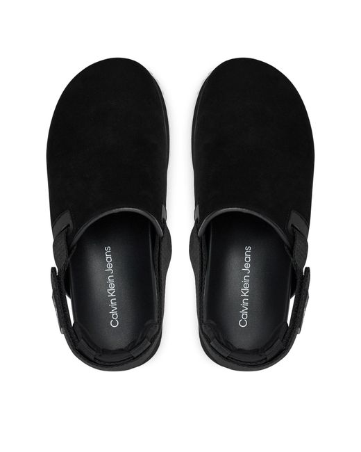 Calvin Klein Black Sandalen Sling Close Toe Flatform Btw Yw0Yw01439