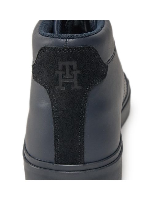 Tommy Hilfiger Sneakers Thick Vulc Chukka Premium Lth Fm0Fm04880 in Blue für Herren