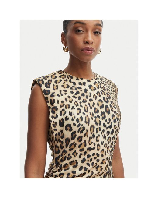 Lola Casademunt Brown Kleid Für Den Alltag Ls2616152 Regular Fit