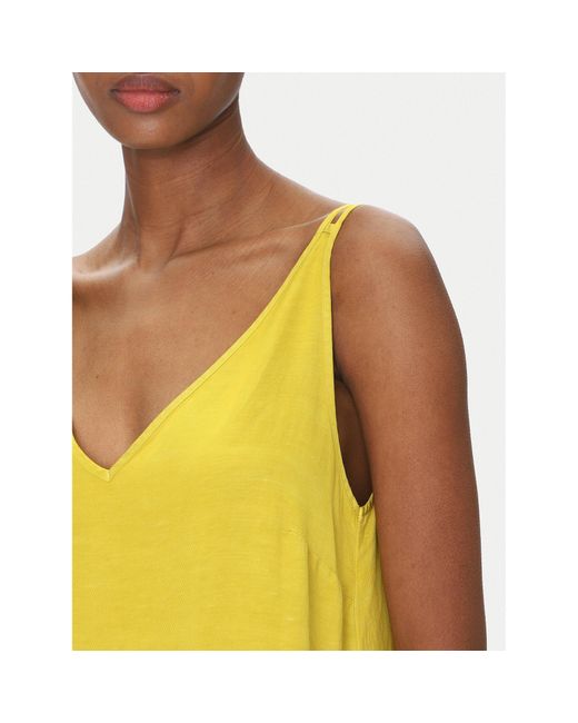 ViCOLO Yellow Sommerkleid Td0758 Regular Fit