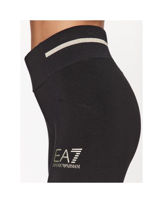 EA7 Black Leggings 8Ntp68 Tj01Z 0200 Regular Fit