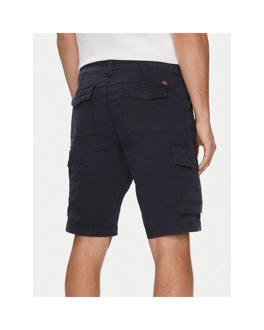 Napapijri Stoffshorts N-Horton Np0A4Hos Regular Fit in Blue für Herren