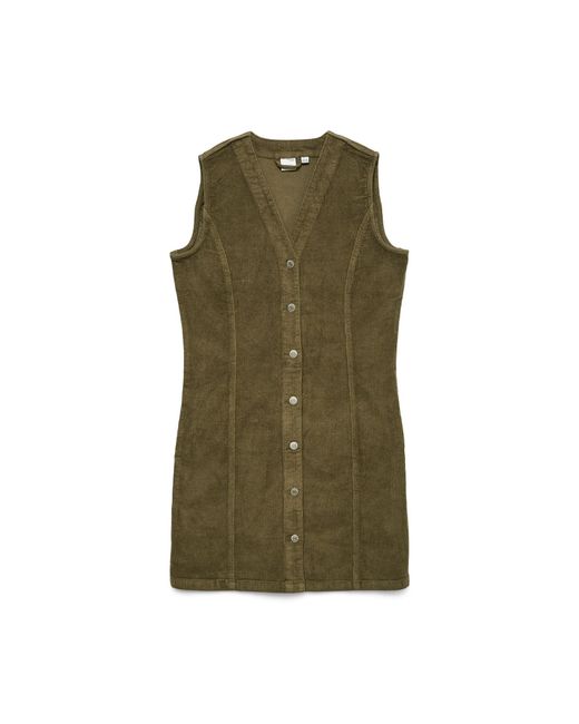Vero Moda Green Kleid Für Den Alltag Eden 10333959 Regular Fit