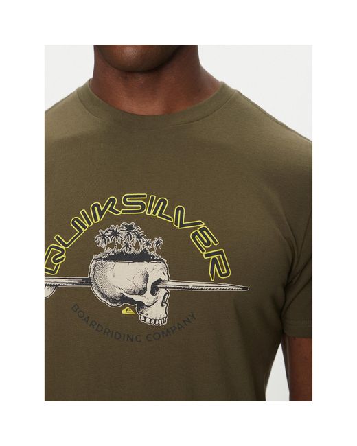Quiksilver T-Shirt Eqyzt08056 Regular Fit in Green für Herren