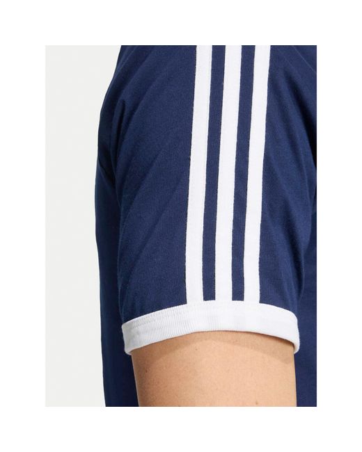 Adidas T-Shirt 3-Stripes Ringer Kf0419 Slim Fit in Blue für Herren