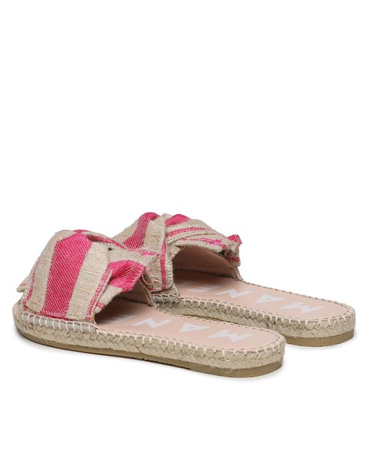 Manebí Pink Espadrilles Sandals With Knot G 4.5 Jk