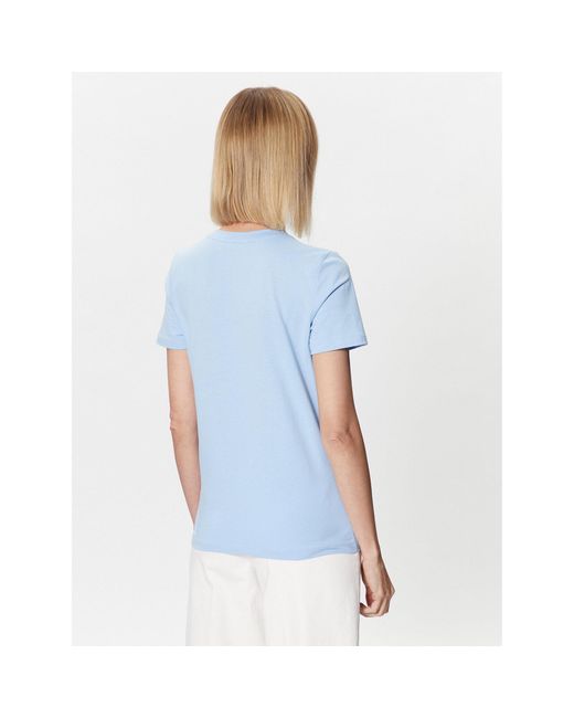 Tommy Hilfiger Blue T-Shirt Varsity Ww0Ww37864 Regular Fit