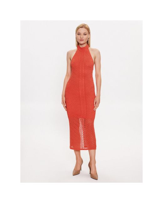 MARCIANO BY GUESS Red Strickkleid 3Ygk56 5707Z Bodycon Fit