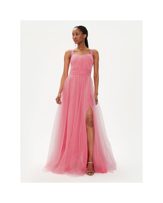 Fracomina Pink Abendkleid Fq24Sd3022W52901 Regular Fit