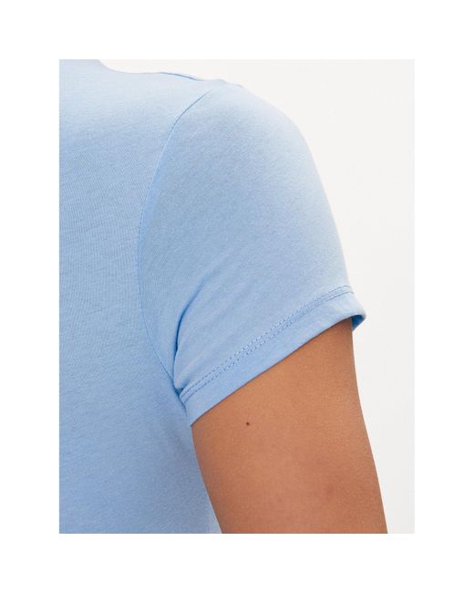 Tommy Hilfiger Blue T-Shirt Essential Dw0Dw17839 Slim Fit