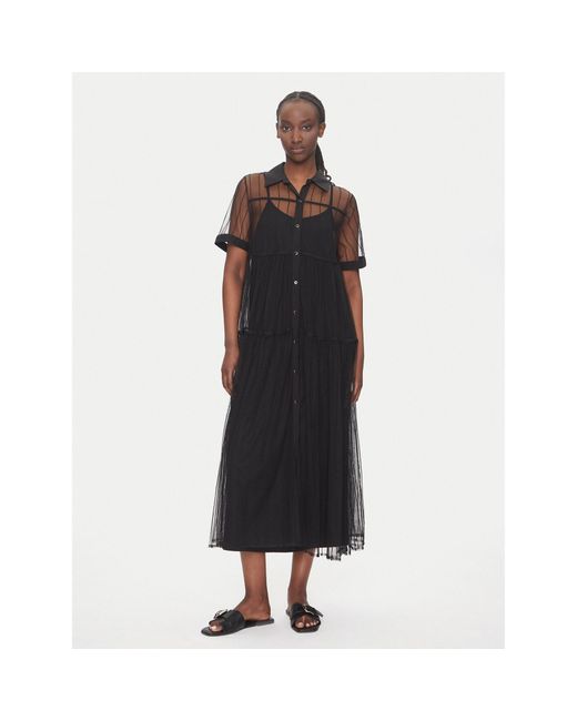 Lola Casademunt Black Kleid Für Den Alltag Ls2516018 Regular Fit