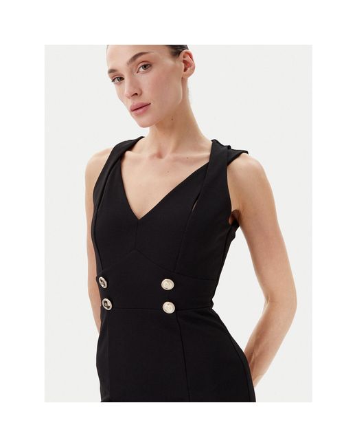 Rinascimento Black Coctailkleid Cfc0019924002 Regular Fit