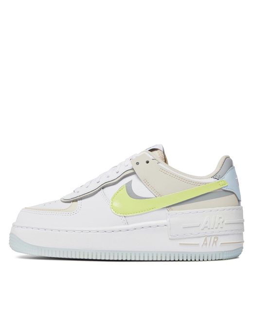 Nike White Sneakers air force 1 shadow fb7582 100