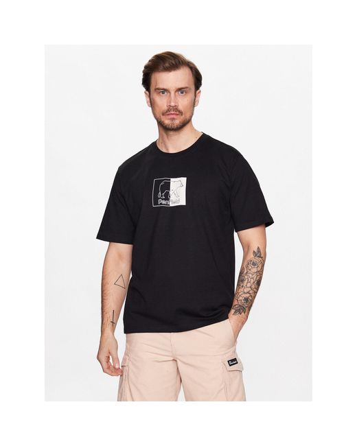 Penfield T-Shirt Pfd0333 Relaxed Fit in Black für Herren