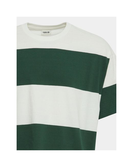 Solid T-Shirt Ijam 21108144 Grün Regular Fit in Green für Herren