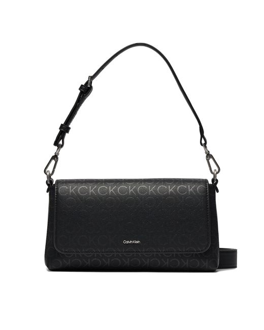 Calvin Klein Handtasche ck must shoulder bag_epi mono k60k611360 black mono 0gj