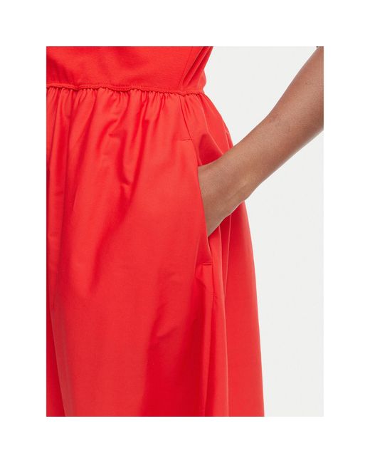 Tommy Hilfiger Red Kleid Für Den Alltag Ww0Ww51148 Regular Fit