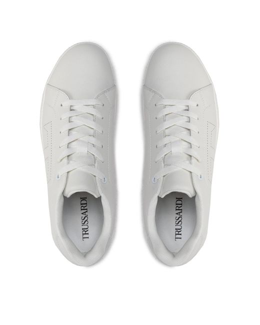 Trussardi Sneakers 77A00452 Weiß in White für Herren