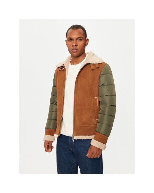 Bomboogie Lederjacke Jmmilkpgst4 Regular Fit in Blue für Herren