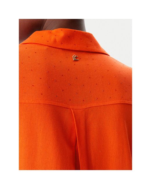 Lola Casademunt Orange Hemdkleid Ls2515015 Regular Fit