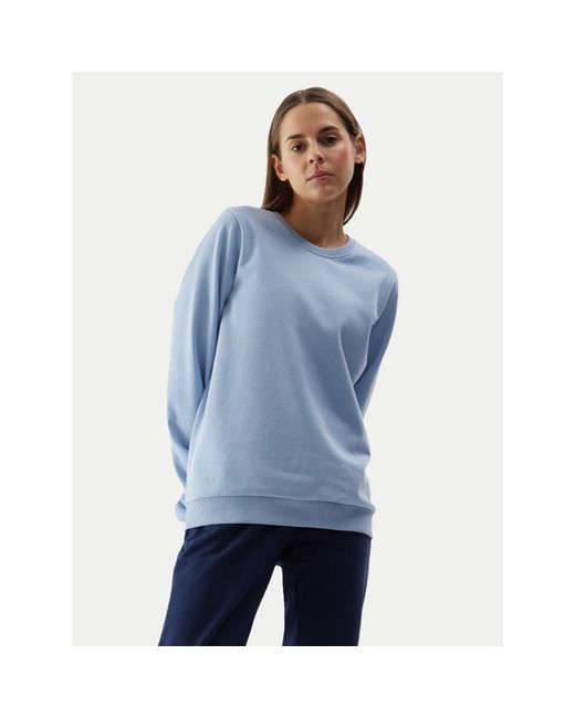 4F Blue Sweatshirt Wss24Tswsf0954 Regular Fit