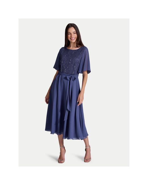 Swing Blue Coctailkleid 5Ai02500 Regular Fit