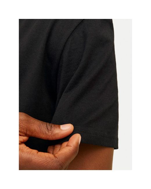 Jack & Jones T-Shirt Jormarbella 12255569 Relaxed Fit in Black für Herren