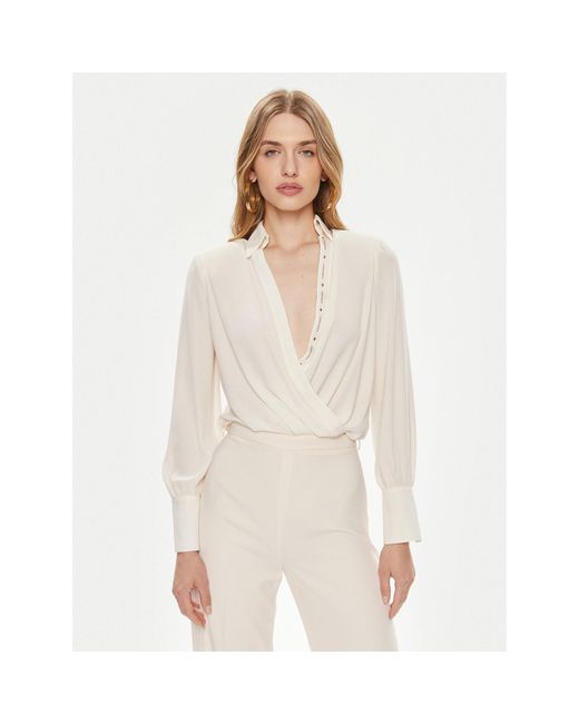 Elisabetta Franchi White Body Cb-008-42E2-4163 Weiß Regular Fit