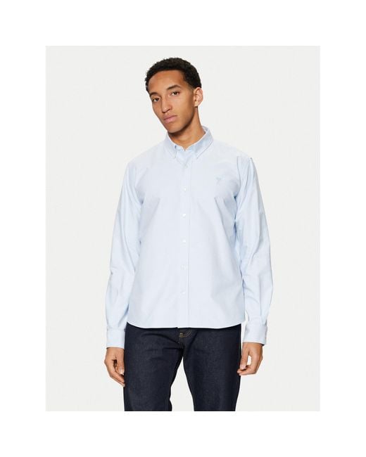 AMI Hemd Ush060.Co0031 Regular Fit in White für Herren