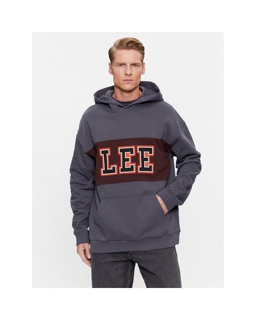 Lee Jeans Sweatshirt 112342477 Loose Fit in Gray für Herren