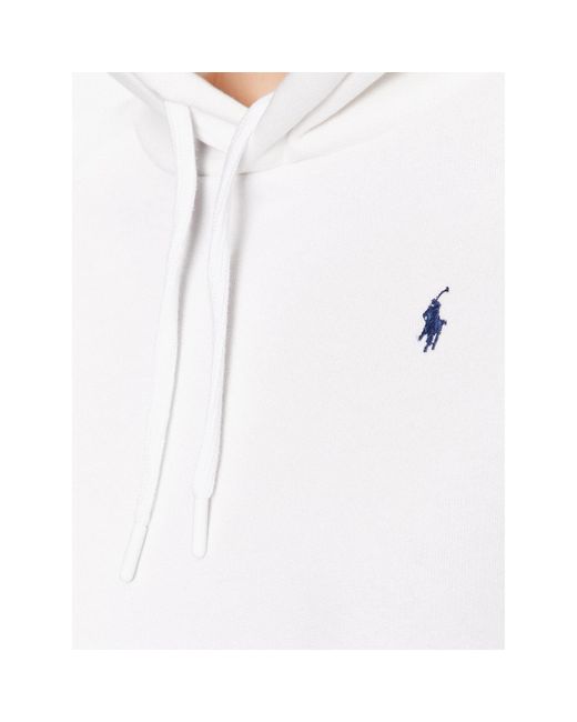 Polo Ralph Lauren White Sweatshirt 211892615002 Weiß Relaxed Fit
