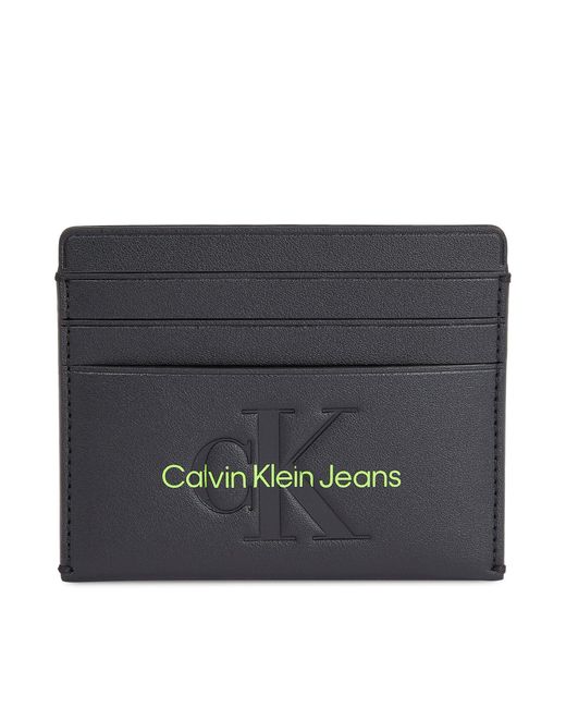 Calvin Klein Black Kreditkartenetui Sculpted Cardcase 6Cc Mono K60K611987