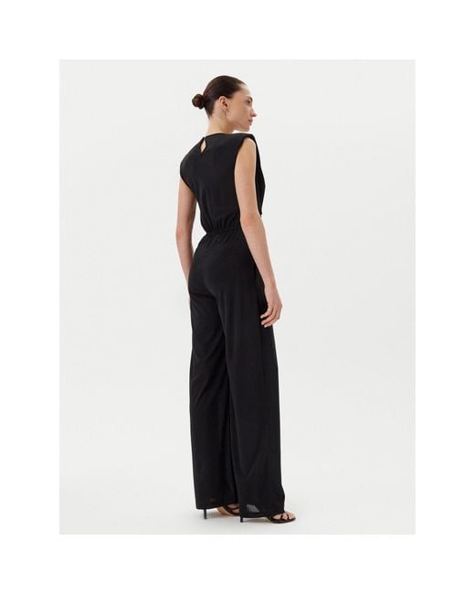 Rinascimento Black Jumpsuit Cfc0123771003 Regular Fit