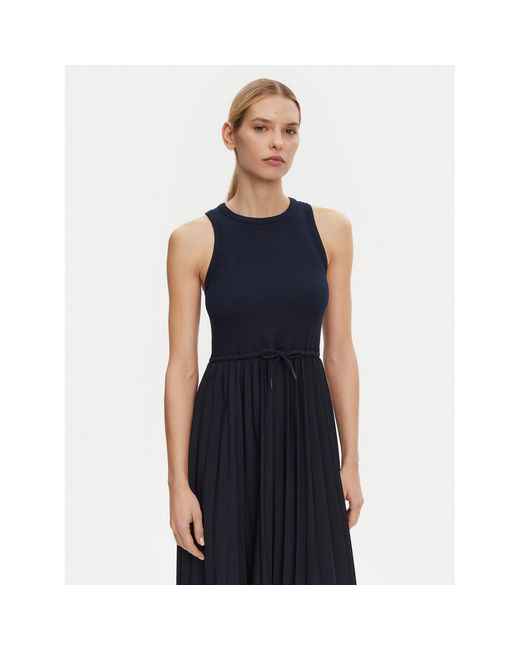 Tommy Hilfiger Blue Kleid Für Den Alltag Ww0Ww39342 Regular Fit