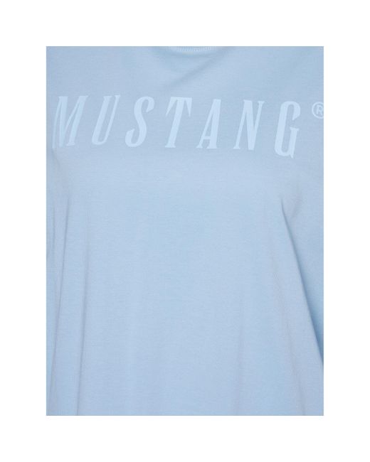 Mustang Blue T-Shirt Welby 1014970 Regular Fit