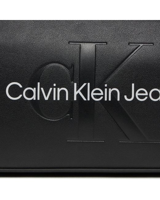 Calvin Klein Black Handtasche Sculpted Shoulder Pouch25 Mono K60K610679