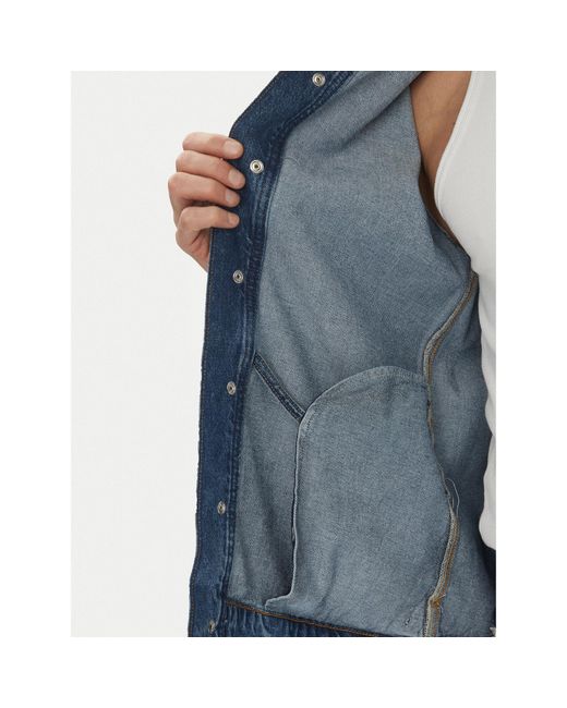 Liu Jo Jeansjacke Qa5300 D0257 78263 Regular Fit in Blue für Herren