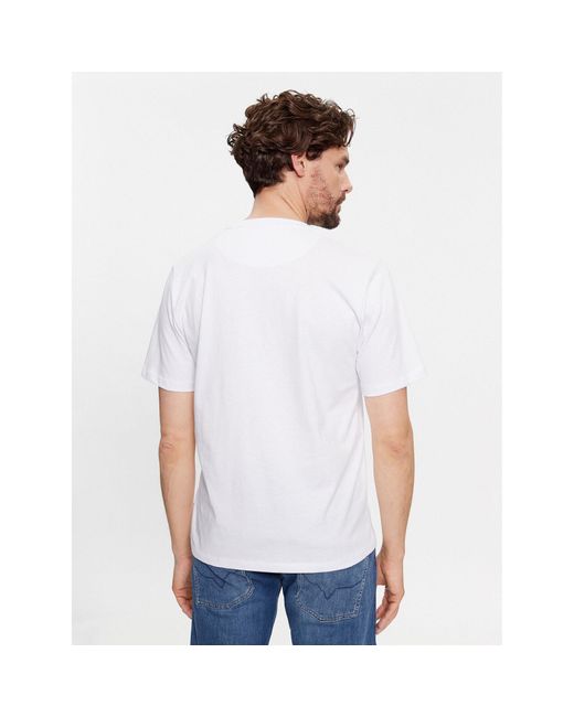 Pepe Jeans T-Shirt Clement Pm509220 Weiß Regular Fit in White für Herren
