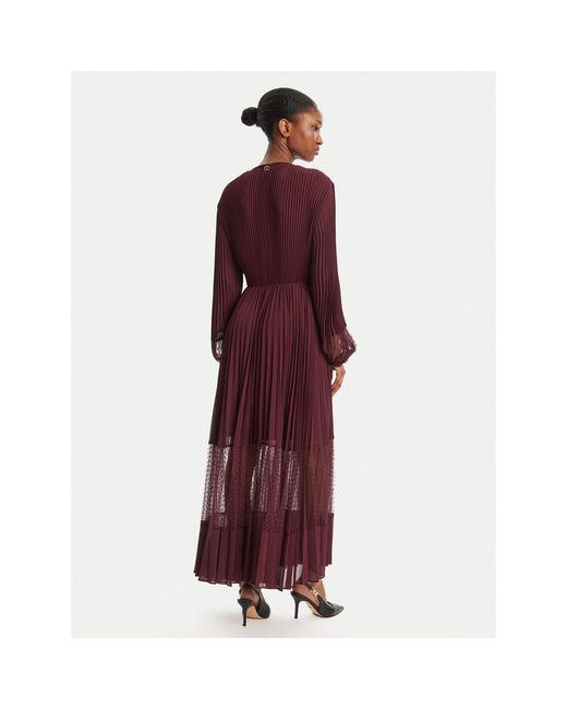 Twinset Red Abendkleid 252Tp2641 Regular Fit