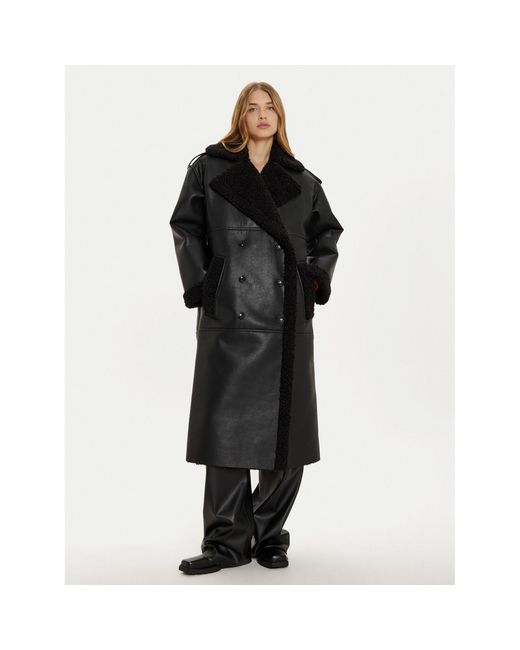 HUGO Black Fellmantel Mifara-1 50528786 Oversize