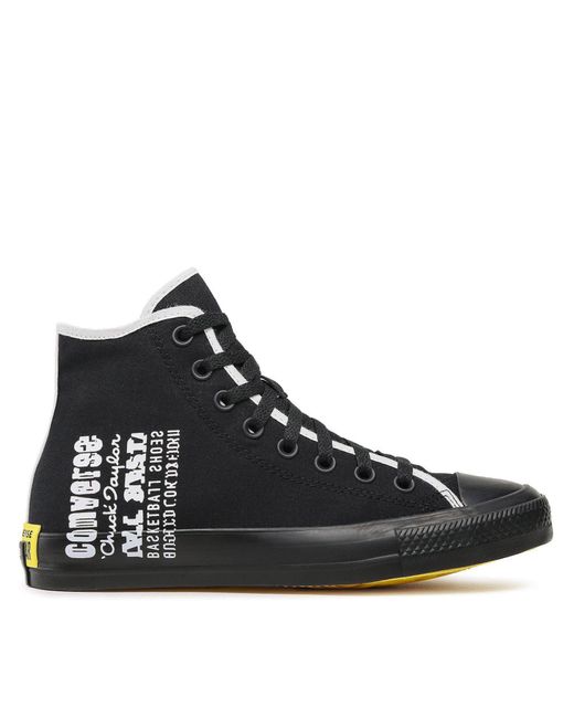 Converse Sneakers Aus Stoff Ctas Hi A02796C in Black für Herren