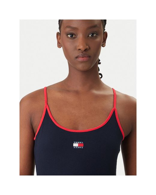 Tommy Hilfiger Blue Kleid Für Den Alltag Dw0Dw22335 Slim Fit
