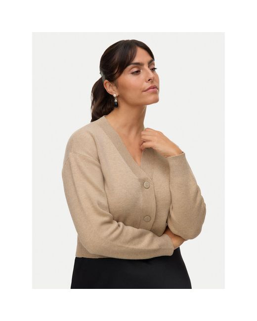 Vero Moda Natural Strickjacke Art 10332210 Regular Fit