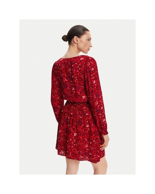 Pepe Jeans Red Kleid Für Den Alltag Cecile Pl953669 Regular Fit