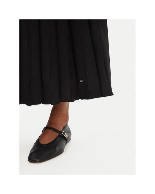 Tommy Hilfiger Black Kleid Für Den Alltag Ww0Ww44491 Regular Fit