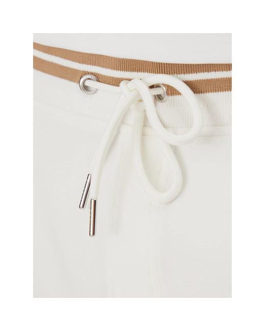 Bugatti Stoffshorts 8255 75080C Regular Fit in White für Herren