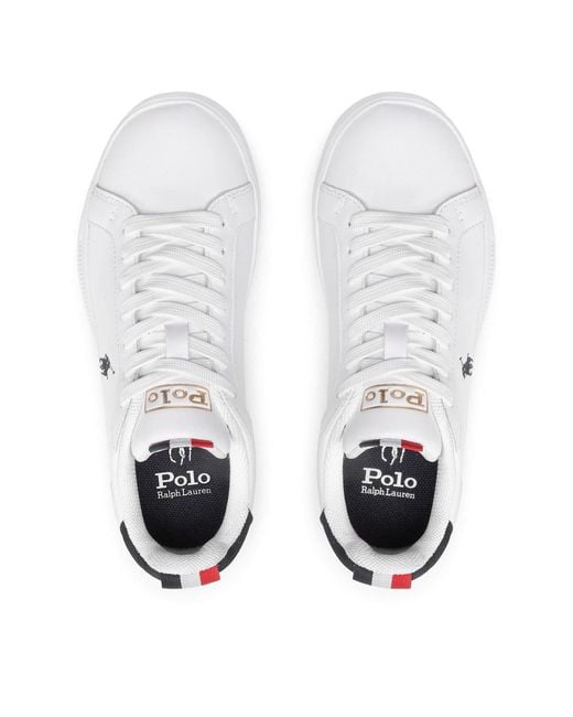 Polo Ralph Lauren White Sneakers Hrt Ct Ii 809860883003 Weiß
