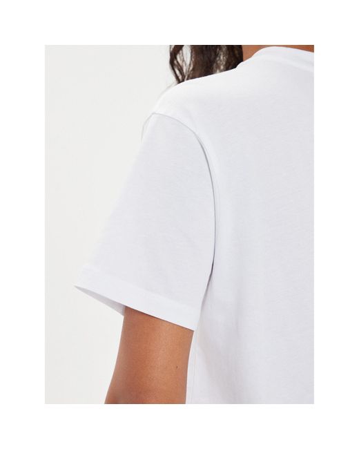 Fila White T-Shirt Faw0698 Weiß Regular Fit